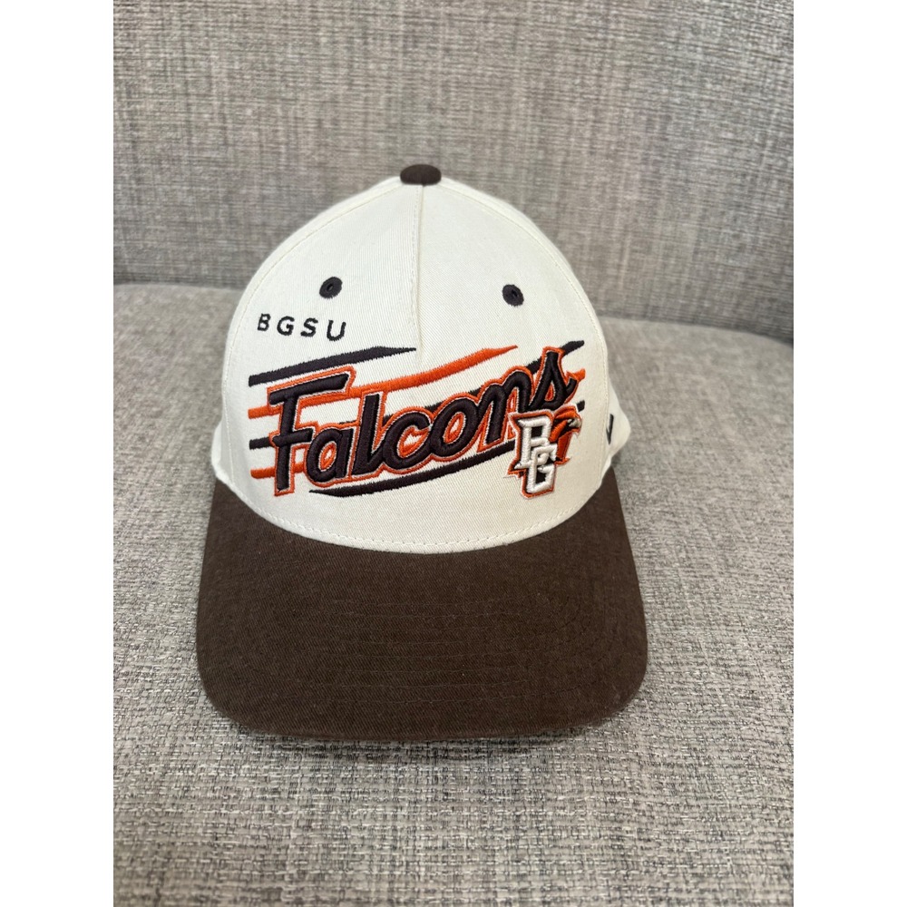 Zephyr BGSU Falcons Snapback Hat Cream Brown Bowling Green State University Cap